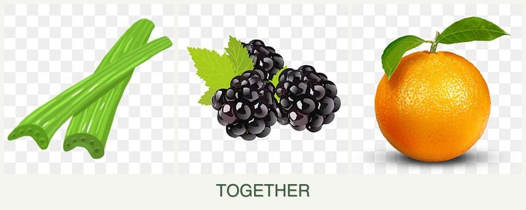Can you plant celery, blackberries and oranges together?