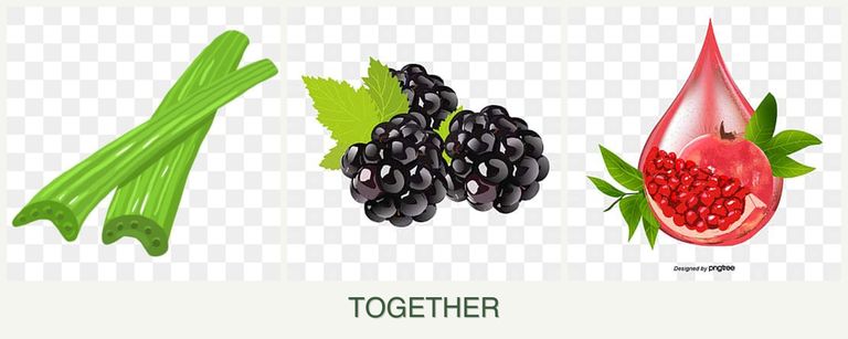 Can you plant celery, blackberries and pomegranates together?