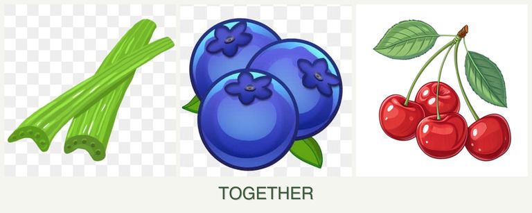 Can you plant celery, blueberries and cherries together?