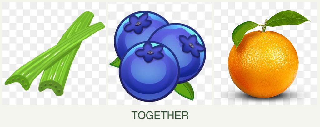 Can you plant celery, blueberries and oranges together?