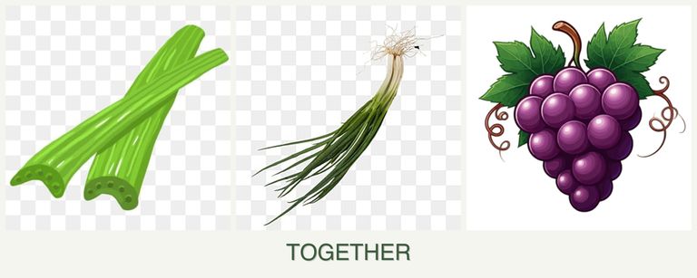 Can you plant celery, chives and grapes together?