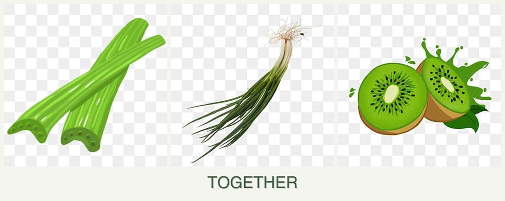 Can you plant celery, chives and kiwi together?