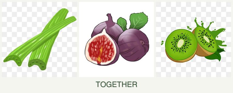 Can you plant celery, figs and kiwi together?