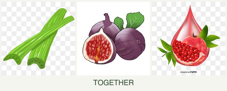 Can you plant celery, figs and pomegranates together?