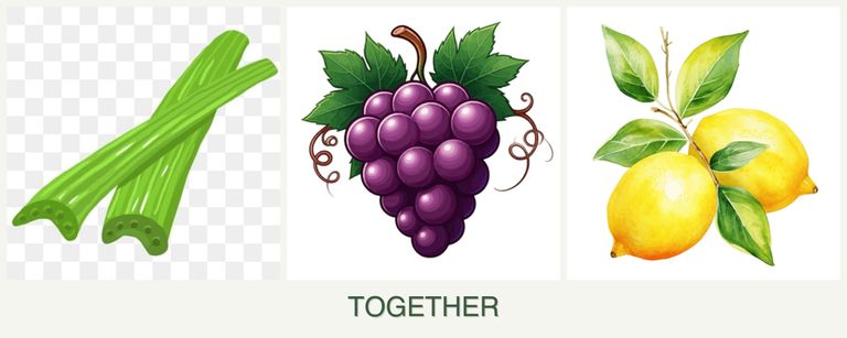 Can you plant celery, grapes and lemons together?