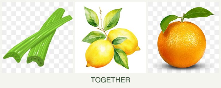 Can you plant celery, lemons and oranges together?