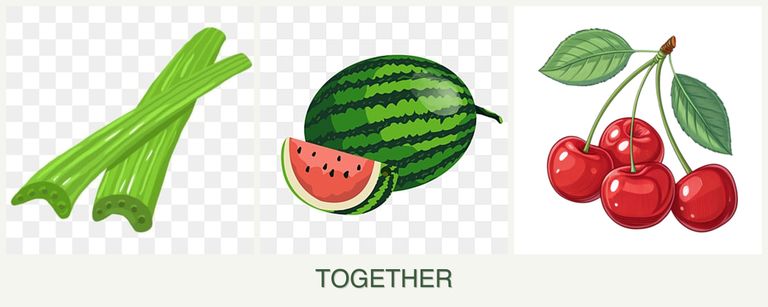 Can you plant celery, melons and cherries together?