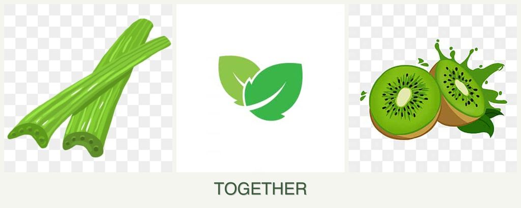 Can you plant celery, mint and kiwi together?