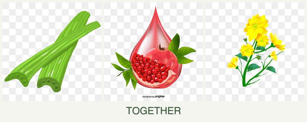 Can you plant celery, pomegranates and calendula together?