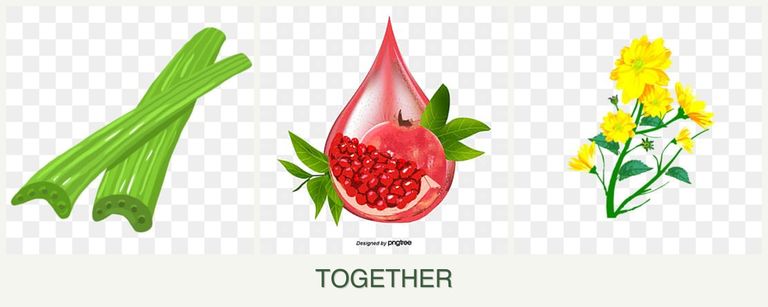 Can you plant celery, pomegranates and calendula together?