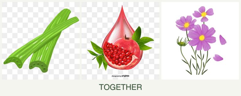 Can you plant celery, pomegranates and cosmos together?