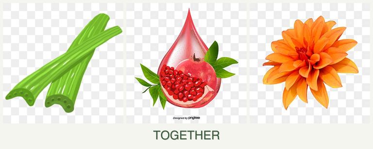 Can you plant celery, pomegranates and dahlias together?