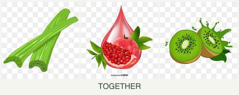 Can you plant celery, pomegranates and kiwi together?