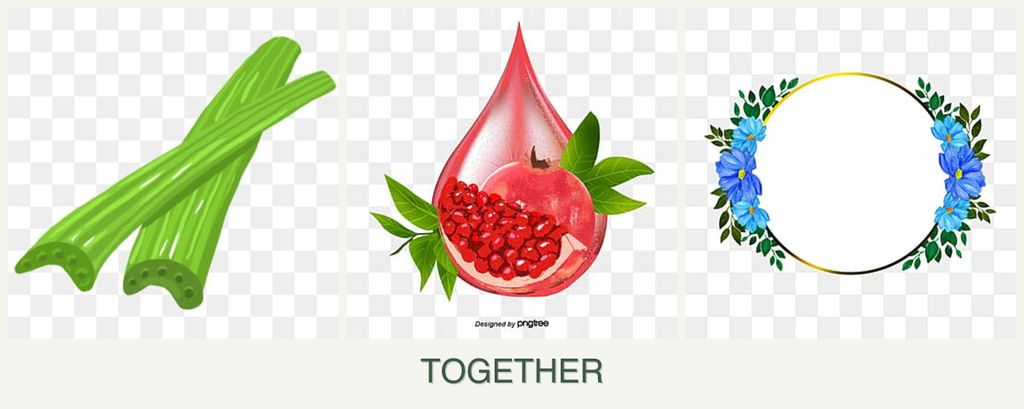Can you plant celery, pomegranates and zinnias together?