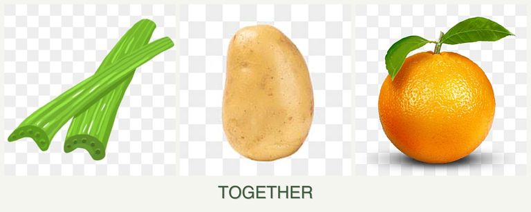 Can you plant celery, potatoes and oranges together?