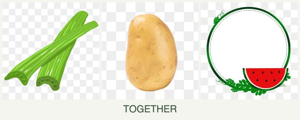 Can you plant celery, potatoes and watermelons together?