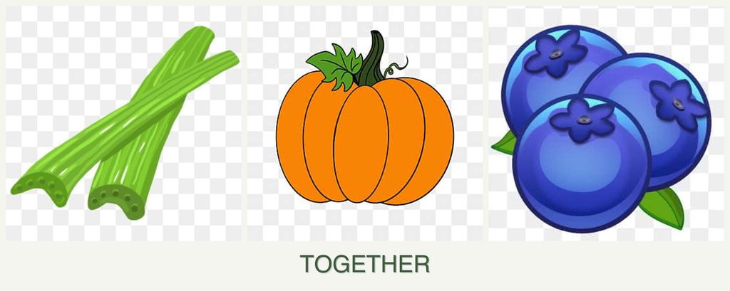 Can you plant celery, pumpkin and blueberries together?