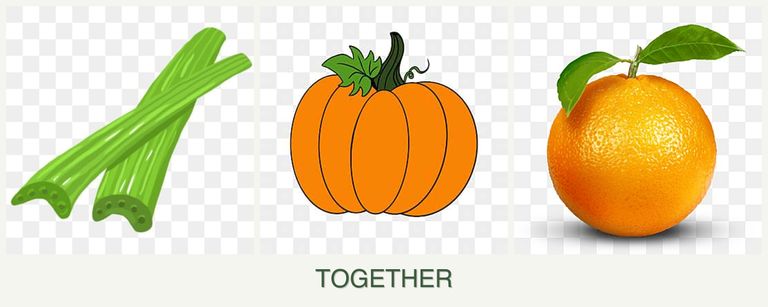 Can you plant celery, pumpkin and oranges together?