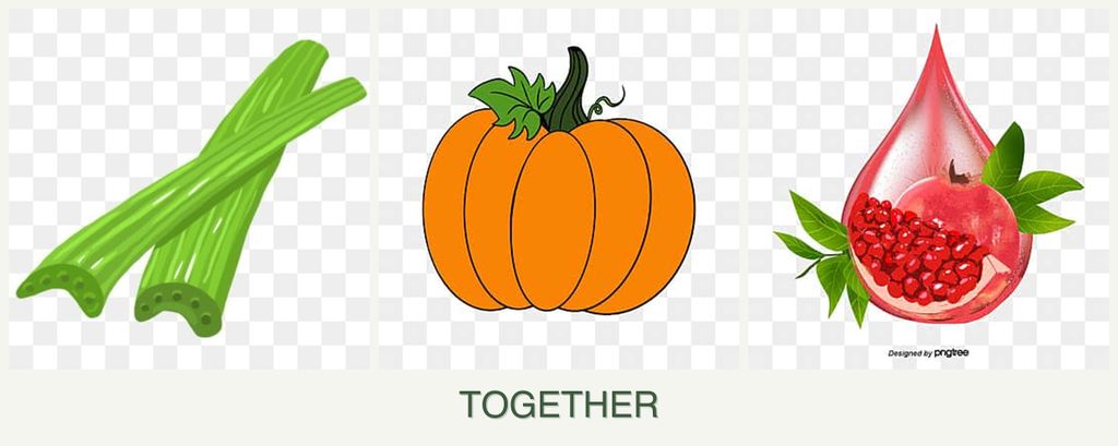 Can you plant celery, pumpkin and pomegranates together?