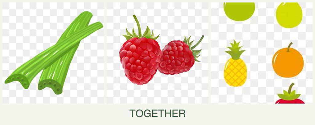 Can you plant celery, raspberries and pears together?