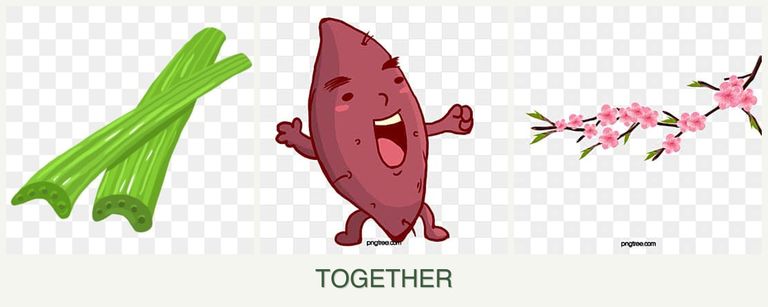 Can you plant celery, sweet potatoes and peaches together?
