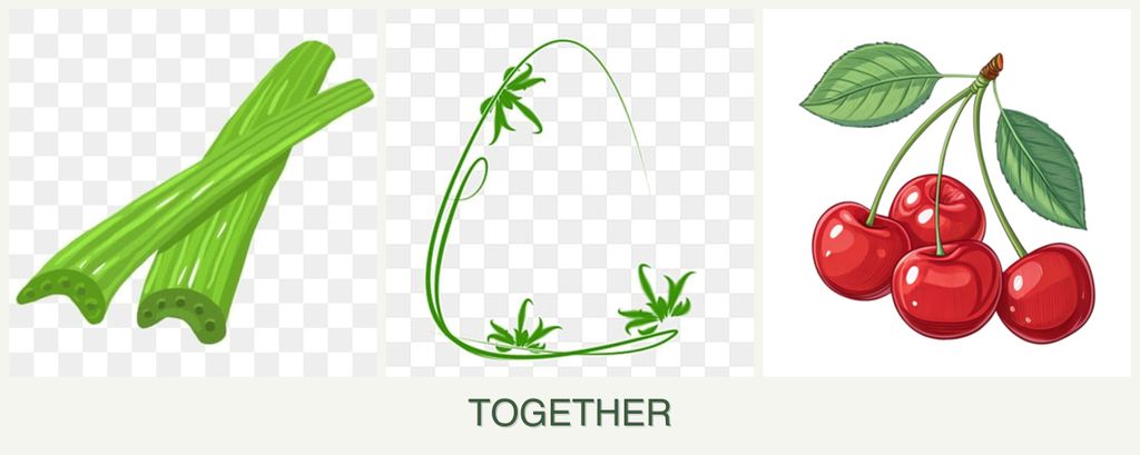 Can you plant celery, tarragon and cherries together?