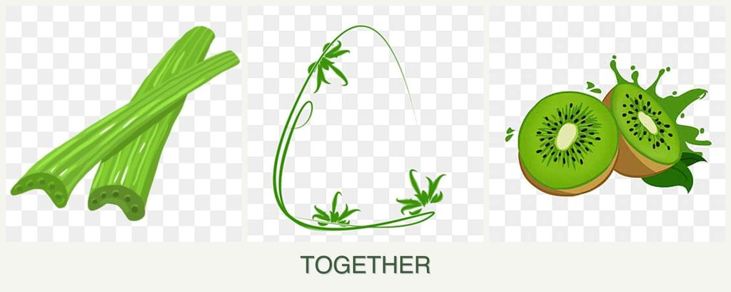 Can you plant celery, tarragon and kiwi together?