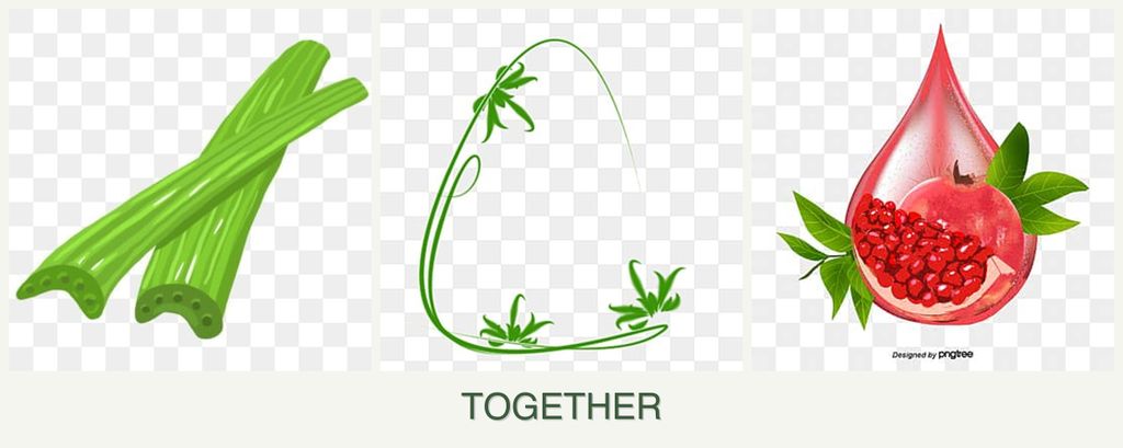 Can you plant celery, tarragon and pomegranates together?