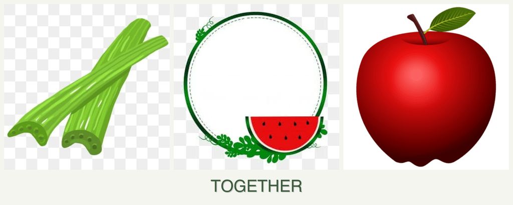 Can you plant celery, watermelons and apples together?