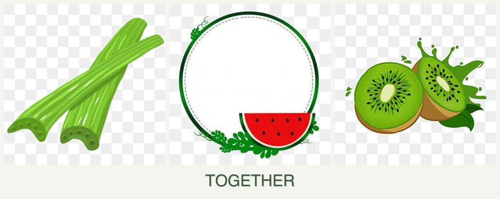 Can you plant celery, watermelons and kiwi together?