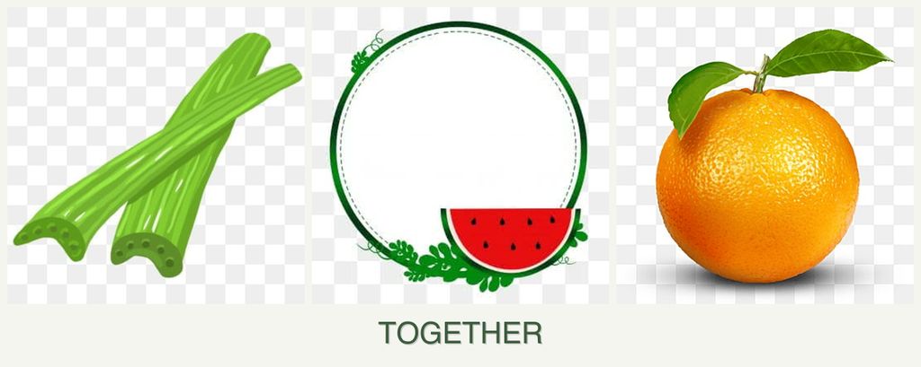 Can you plant celery, watermelons and oranges together?