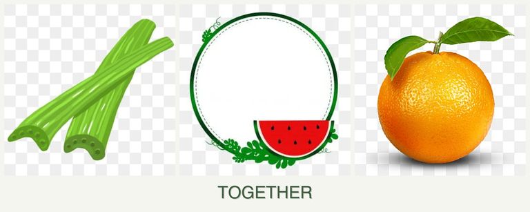 Can you plant celery, watermelons and oranges together?