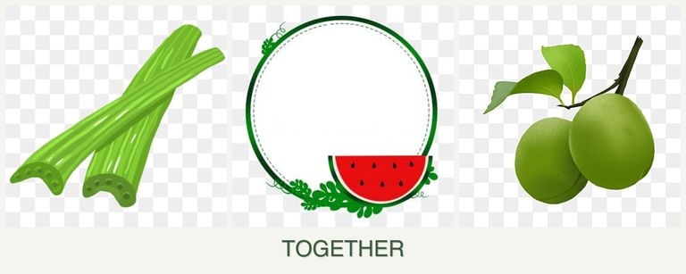 Can you plant celery, watermelons and plums together?