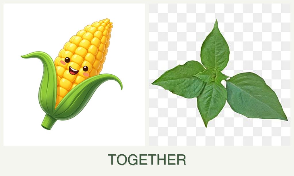 Can you plant corn and basil together?