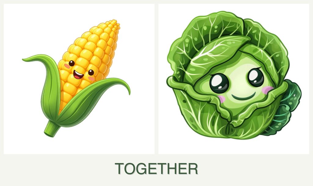 Can you plant corn and cabbage together?