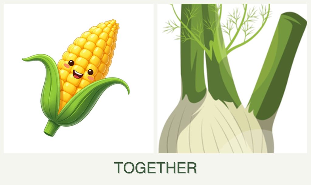 Can you plant corn and fennel together?