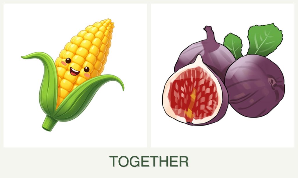 Can you plant corn and figs together?