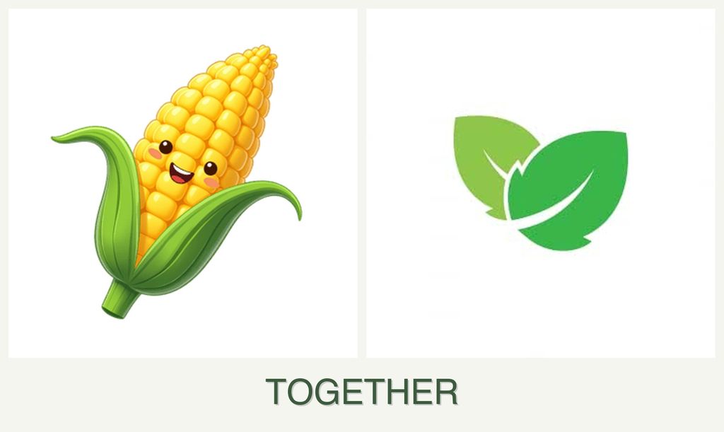 Can you plant corn and mint together?