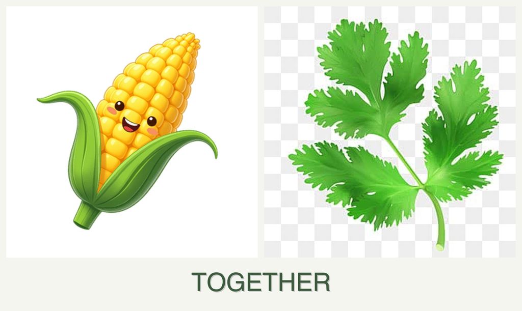 Can you plant corn and parsley together?