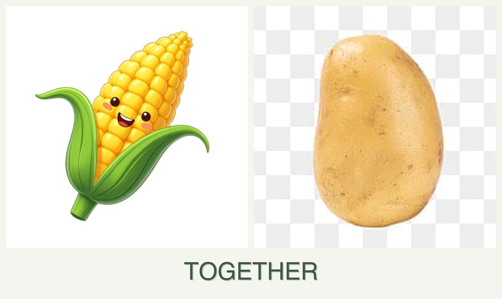 Can you plant corn and potatoes together?