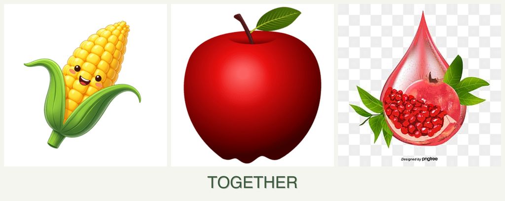 Can you plant corn, apples and pomegranates together?