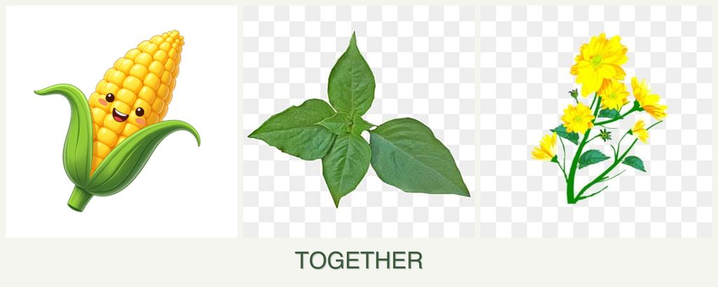 Can you plant corn, basil and calendula together?