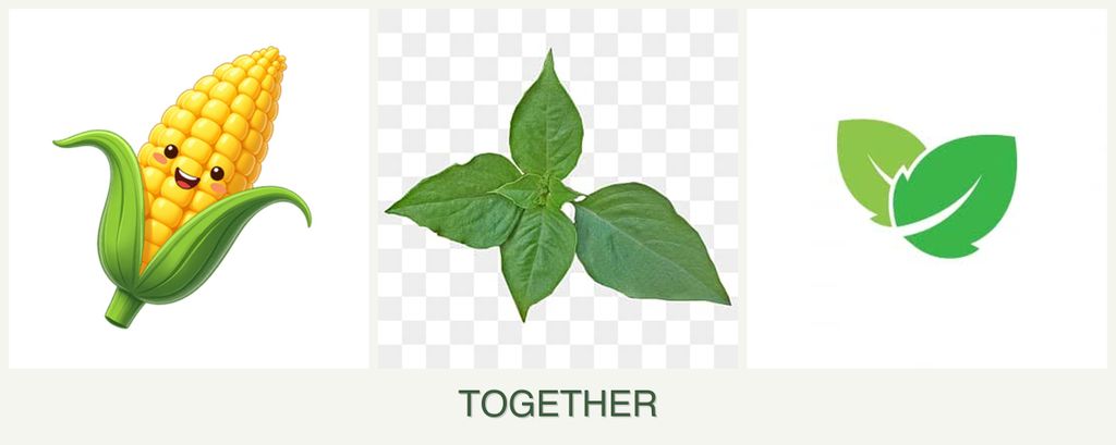 Can you plant corn, basil and mint together?