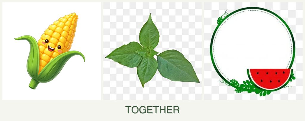Can you plant corn, basil and watermelons together?