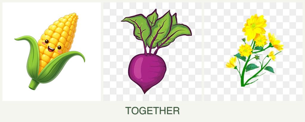 Can you plant corn, beets and calendula together?