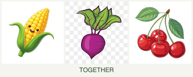 Can you plant corn, beets and cherries together?