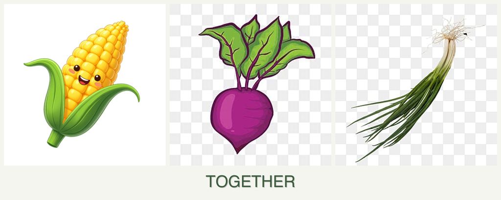 Can you plant corn, beets and chives together?
