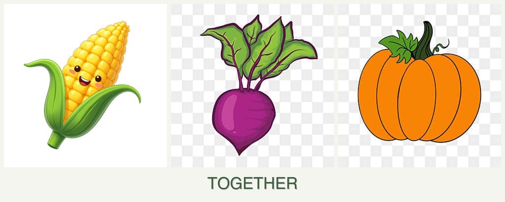 Can you plant corn, beets and pumpkin together?