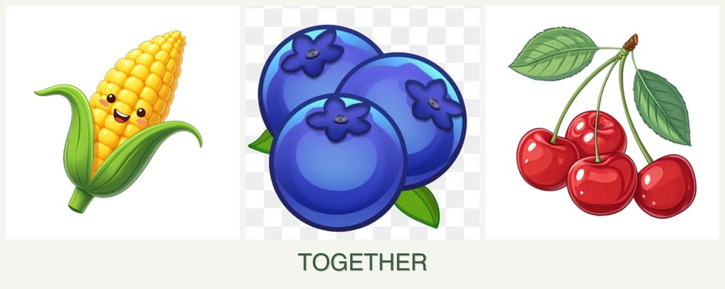 Can you plant corn, blueberries and cherries together?
