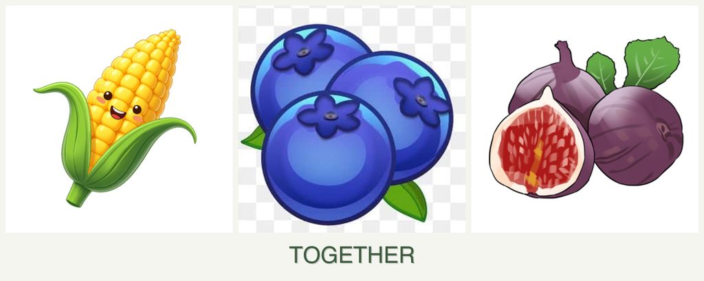 Can you plant corn, blueberries and figs together?